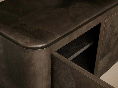 Polanco TV Stand Unit Wood Sideboard Media Console Ash Entryways Storage Cabinet