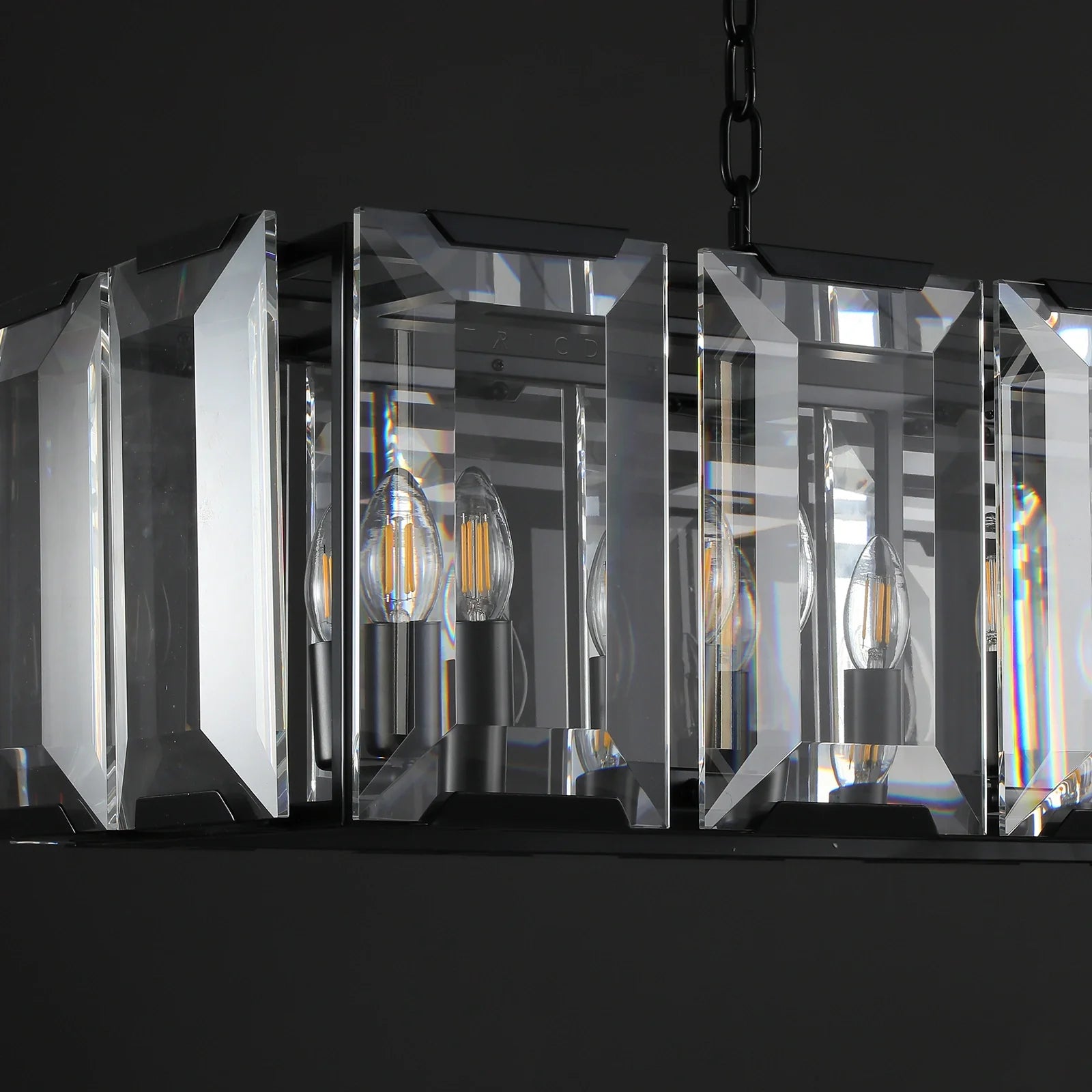 Carlow Crystal Rectangular Chandelie