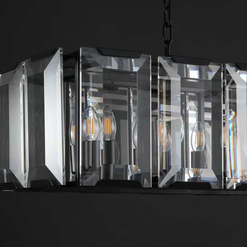 Carlow Crystal Rectangular Chandelie