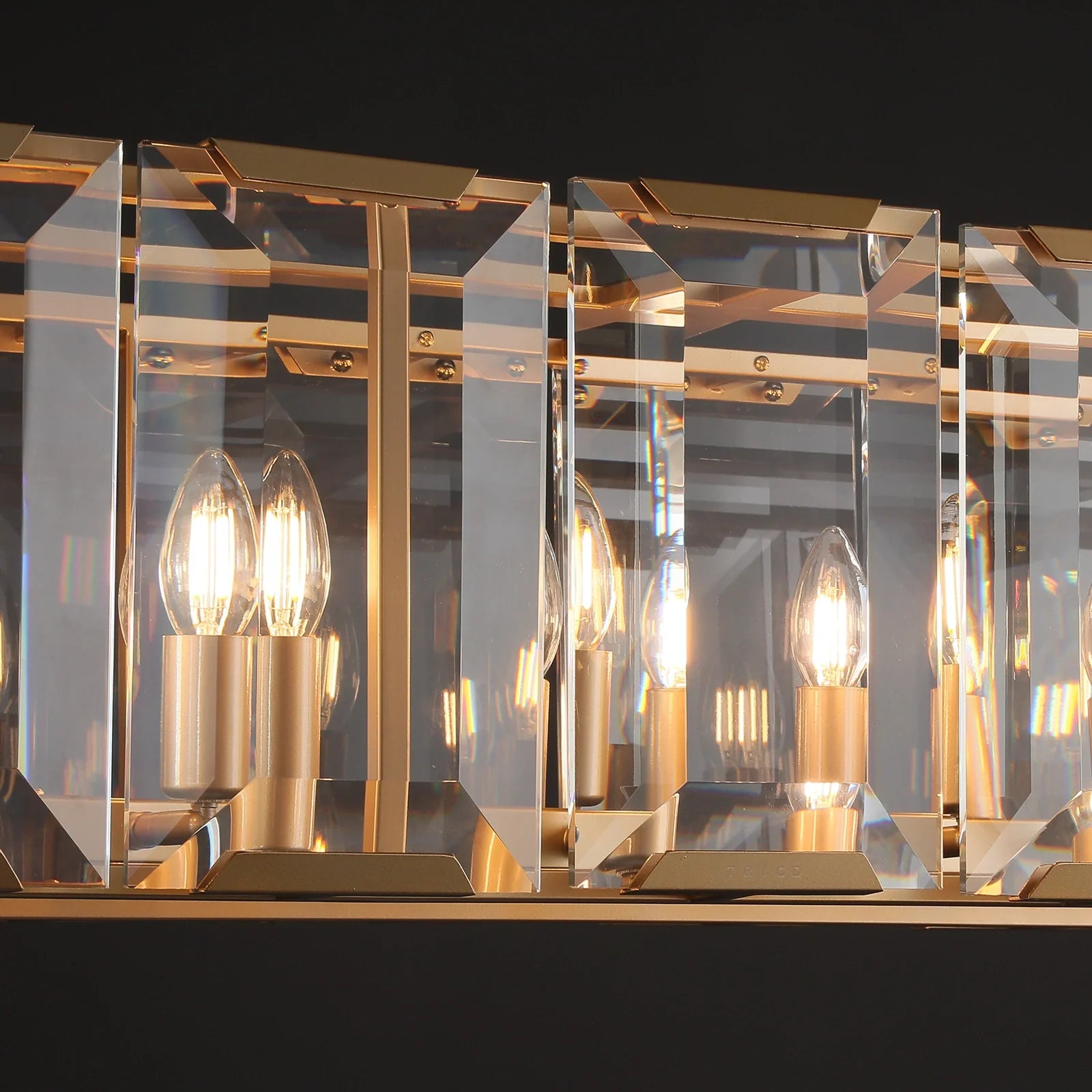 Carlow Crystal Rectangular Chandelie