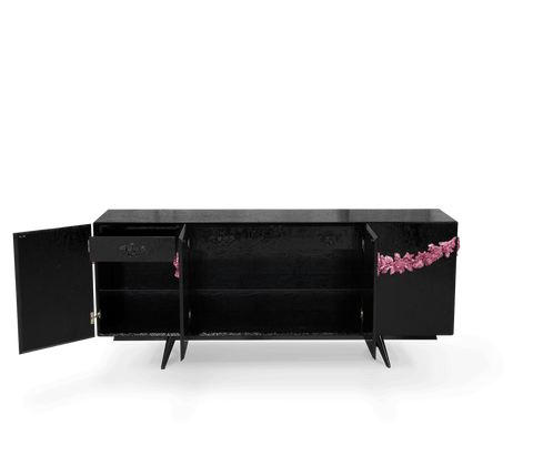Black Sideboard Buffet Cabinet