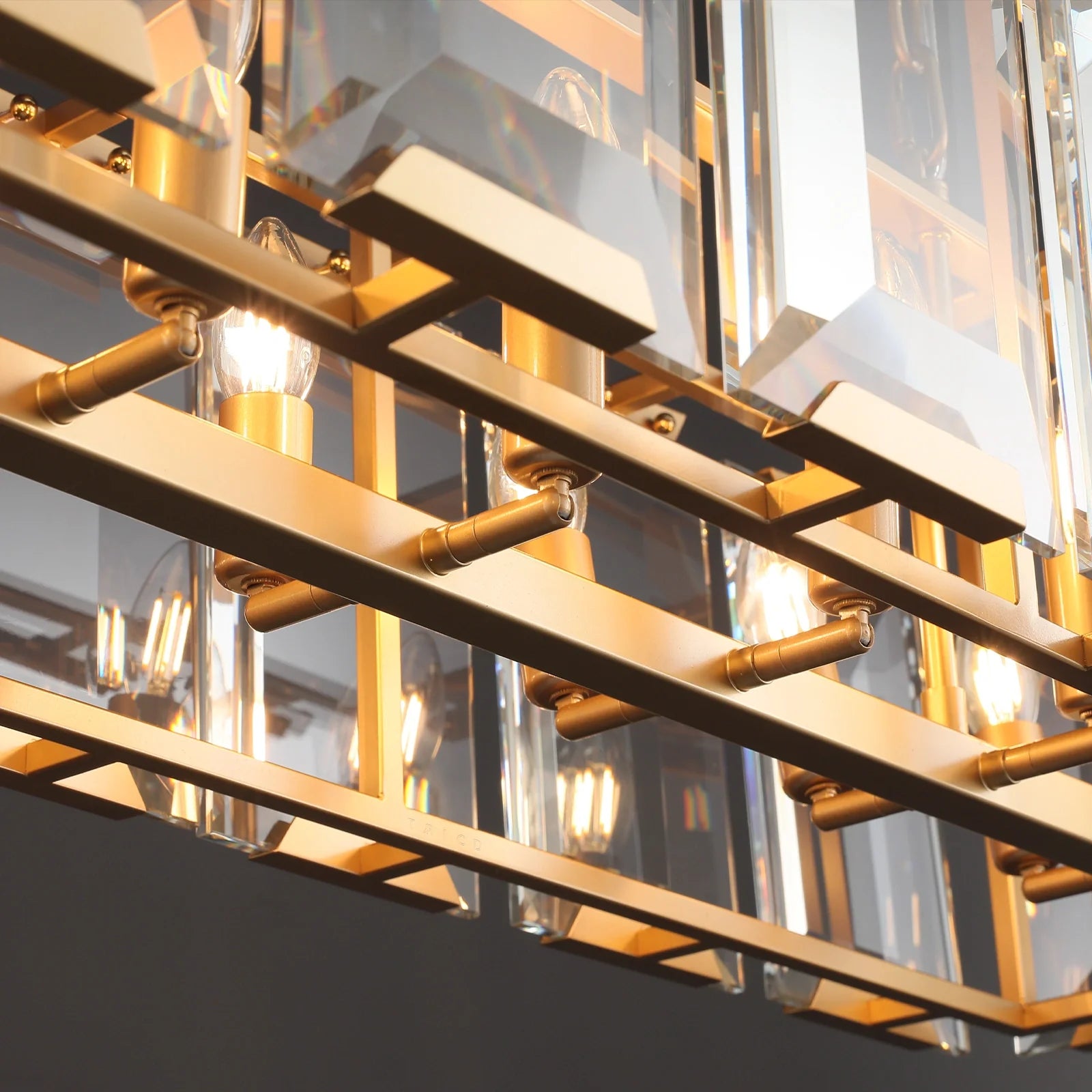 Carlow Crystal Rectangular Chandelie