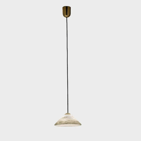 Housegent Magnolia Modern Alabaster Lamp, Modern Kitchen Island Pendant Light