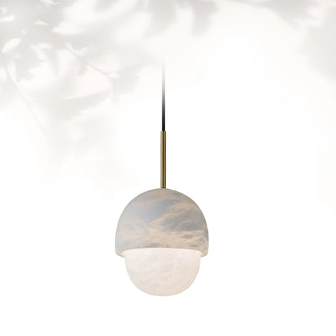 Alabaster Yoko Small Island Pendant Light