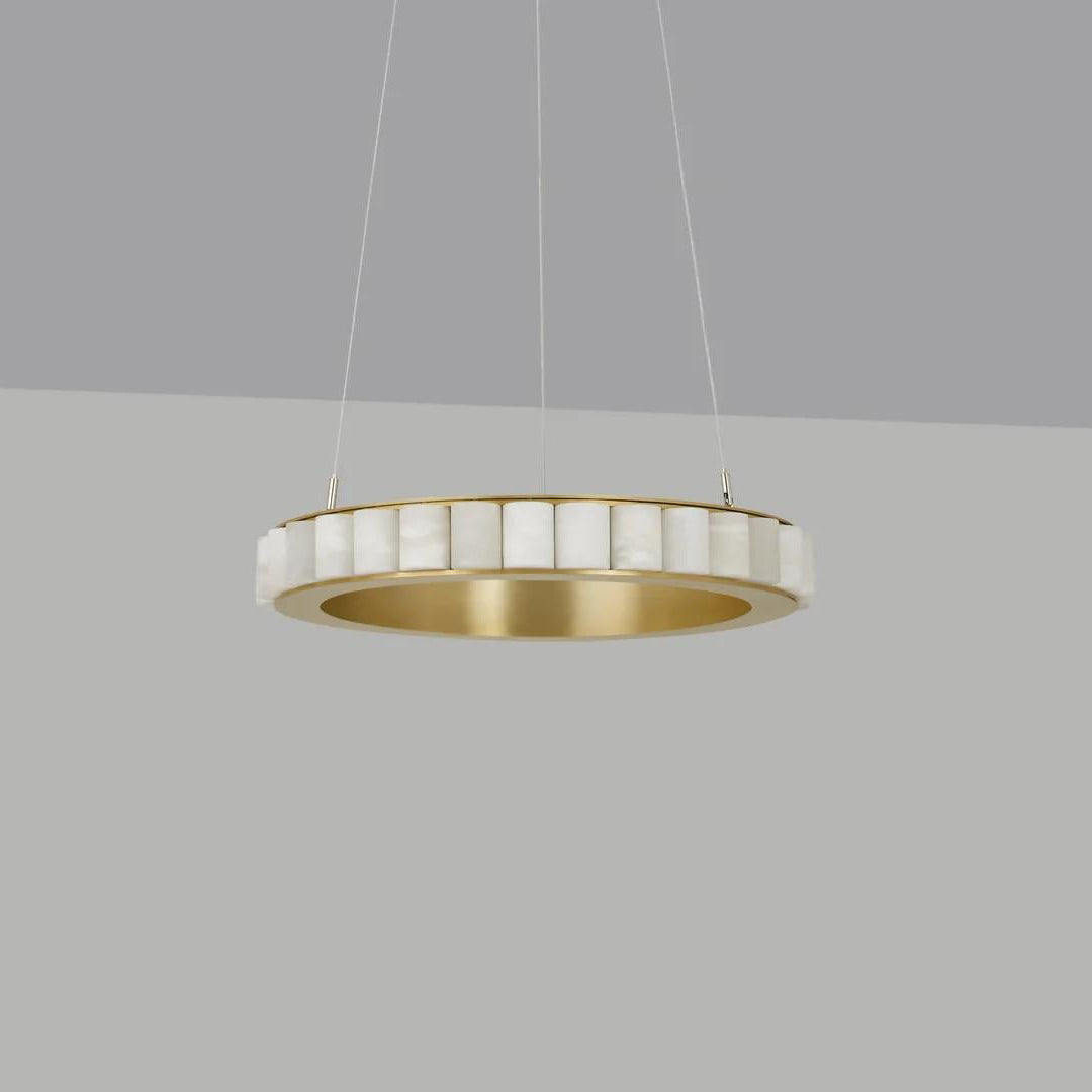 Avalon Halo Alabaster Chandelier