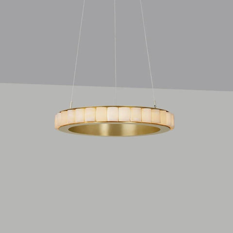 Avalon Halo Alabaster Chandelier