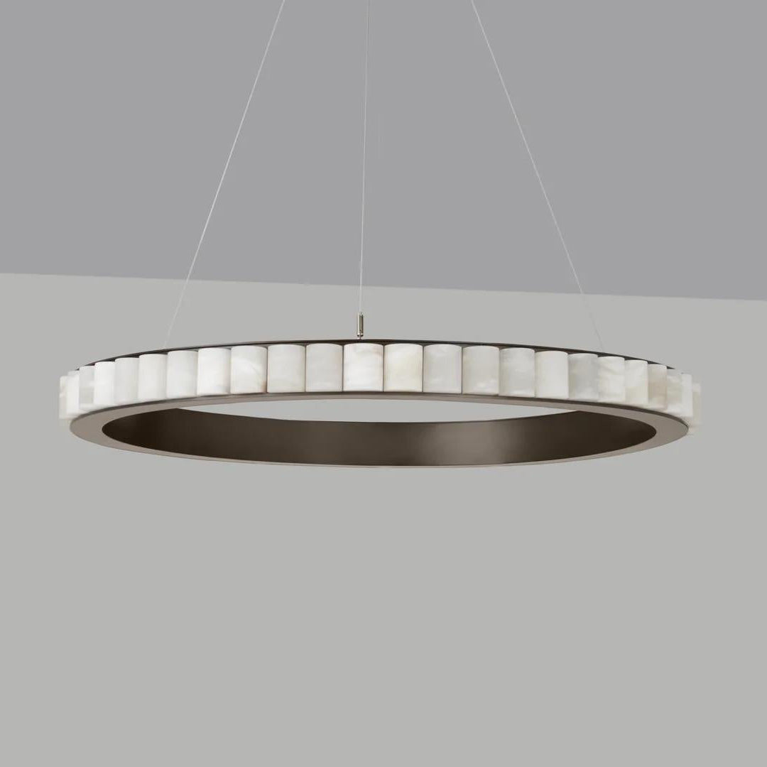 Avalon Halo Alabaster Chandelier