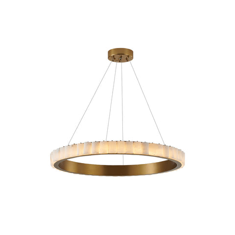 Avalon Halo Alabaster Chandelier