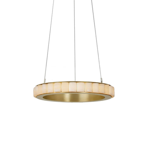 Avalon Halo Alabaster Chandelier