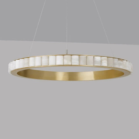 Avalon Halo Alabaster Chandelier