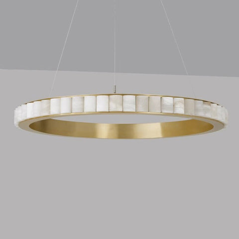 Avalon Halo Alabaster Chandelier