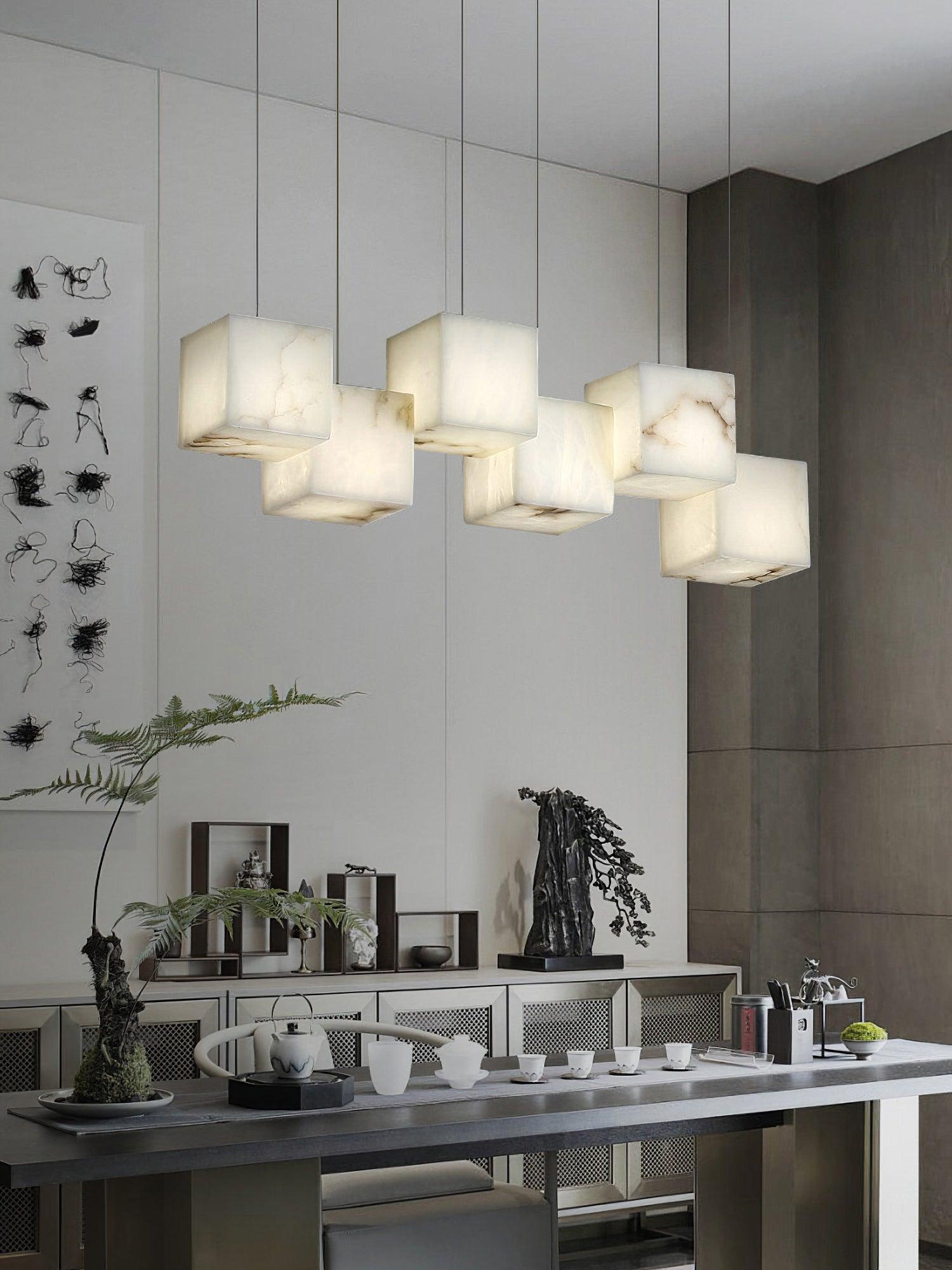 Alabaster Box Pendant Light - Vakkerlight