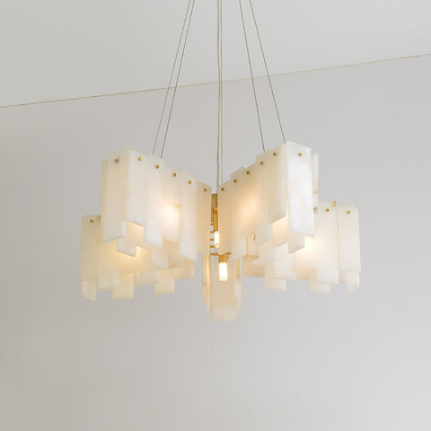 Alabaster Cascade Tiered Chandelier - Vakkerlight