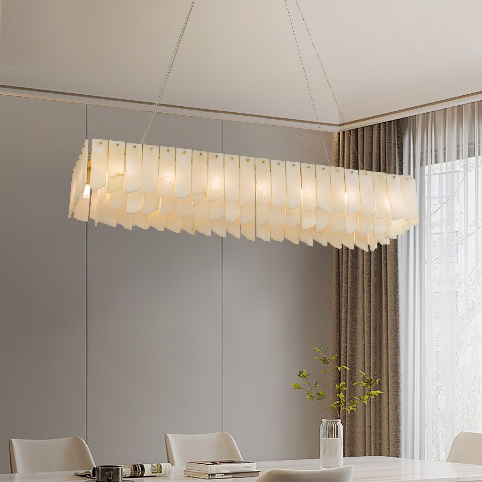 Alabaster Cascade Tiered Chandelier - Vakkerlight