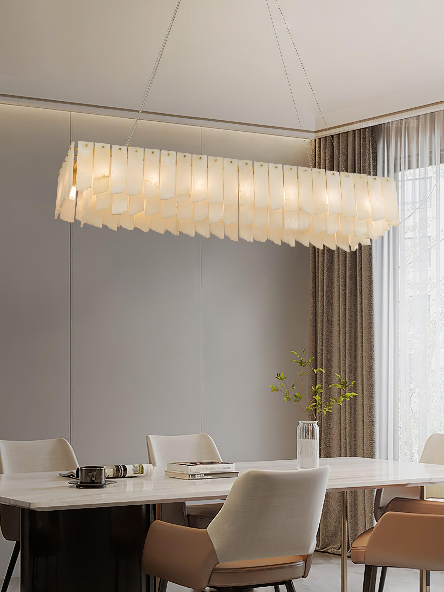 Alabaster Cascade Tiered Chandelier - Vakkerlight