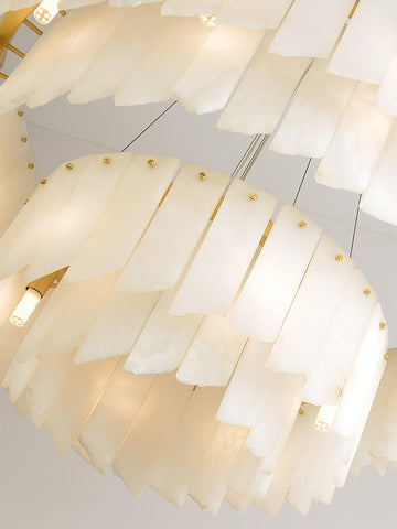 Alabaster Cascade Tiered Chandelier - Vakkerlight