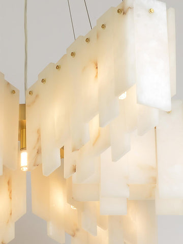 Alabaster Cascade Tiered Chandelier - Vakkerlight