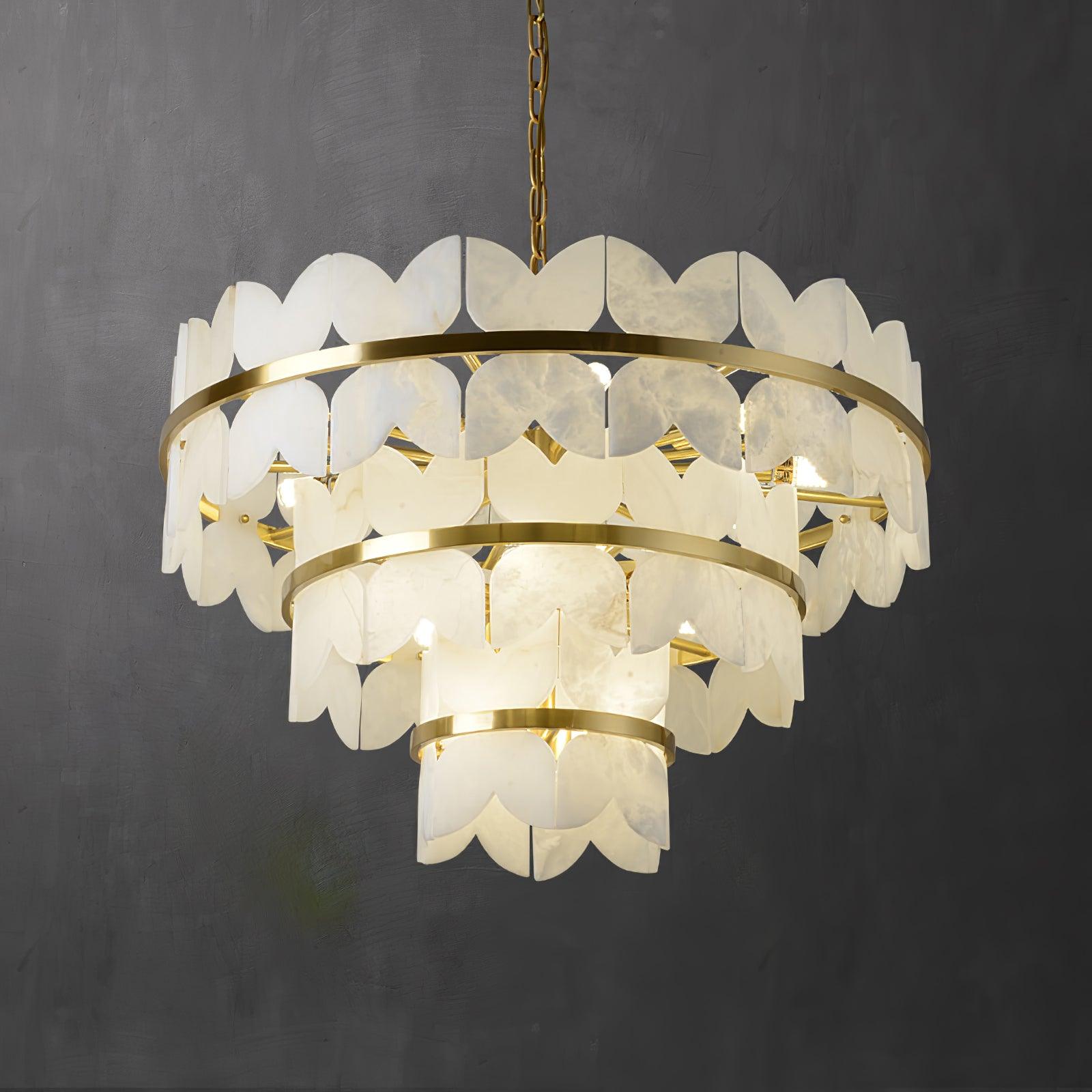 Alabaster Cloudscape Chandelier - Vakkerlight