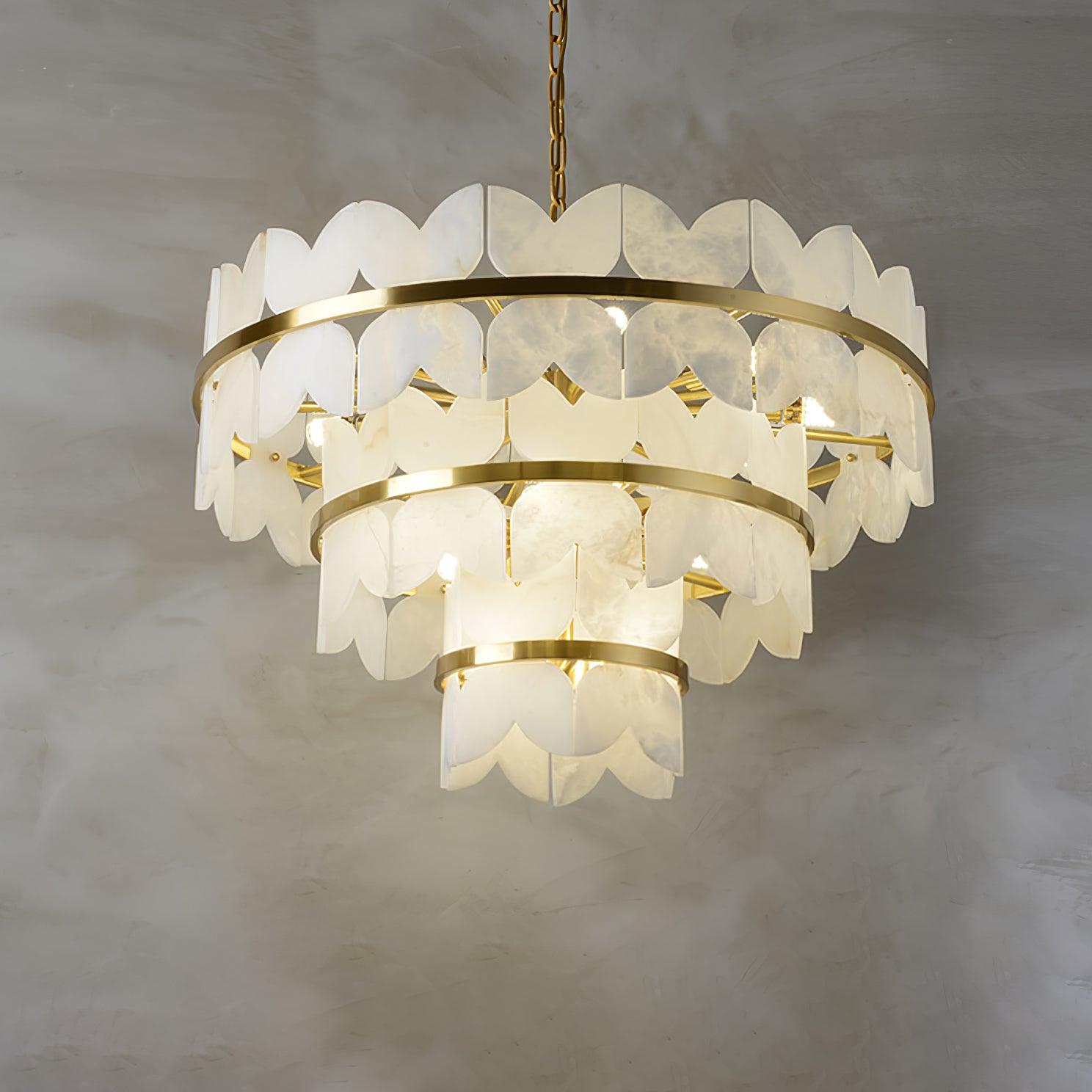 Alabaster Cloudscape Chandelier - Vakkerlight