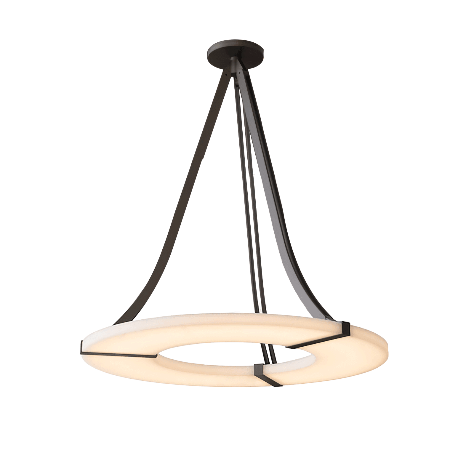 Alabaster Halo Pendant Light - Vakkerlight