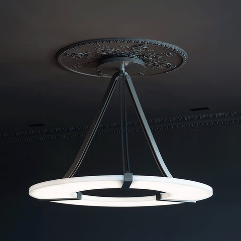 Alabaster Halo Pendant Light - Vakkerlight