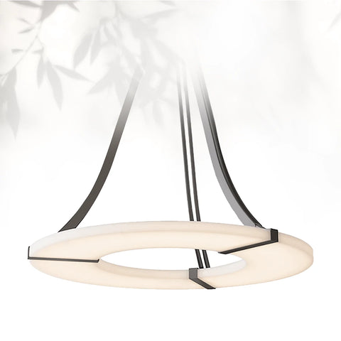 Halo Pendant Alabaster Light