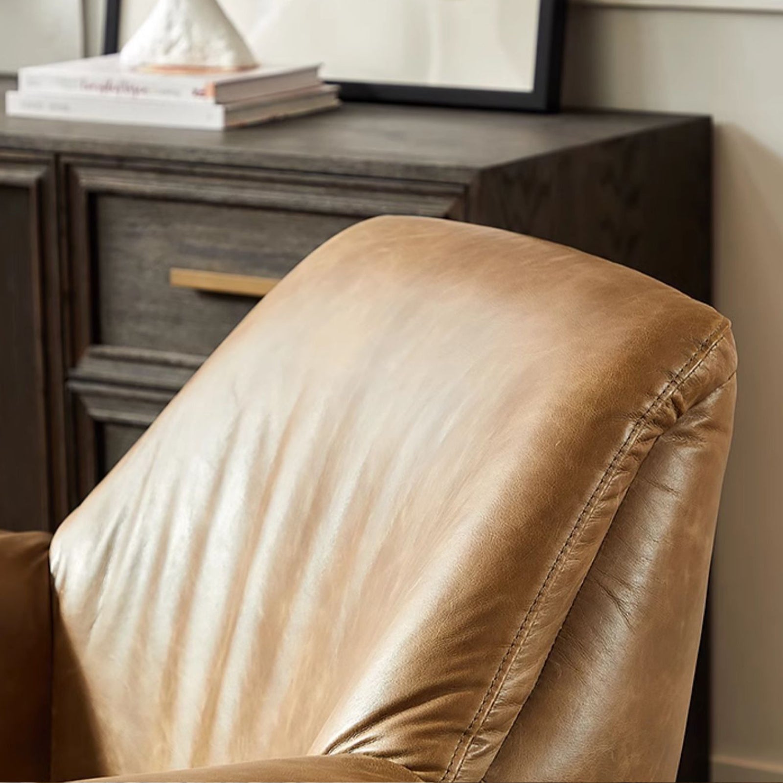 Angles Leather Chair