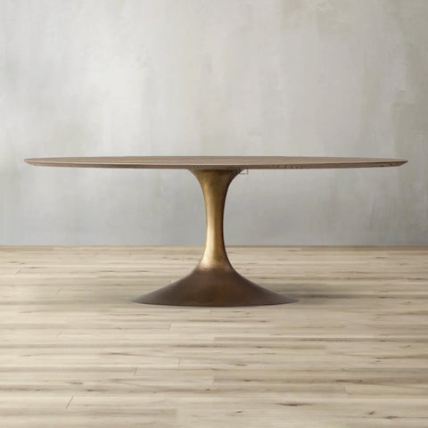 Aero Wood Oval Dining Table
