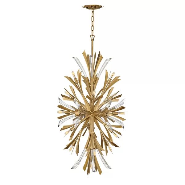 Bergamots 19 Lights Crystal Chandelier