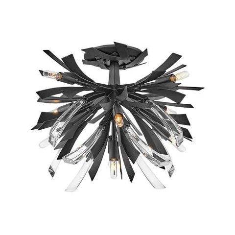 Bergamots 9 Lights Crystal Chandelier