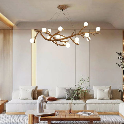 Boho Tree Branch Modern Chandelier