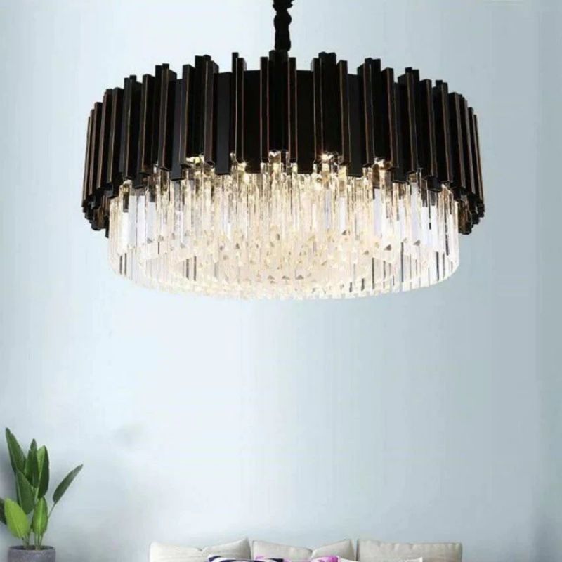 Housegent Bobon Alfonso Crystal Round Chandelier