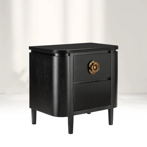 Brillen White & Black Nightstand