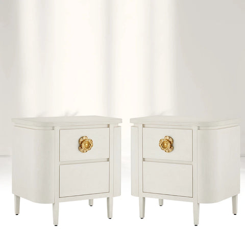 Brillen White & Black Nightstand