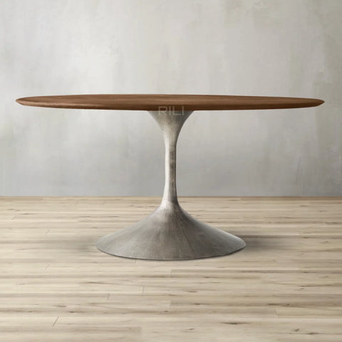 Aero Wood Round Dining Table