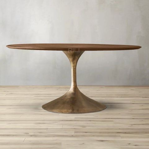 Aero Wood Round Dining Table