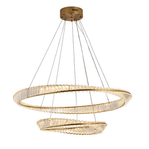 Housegent Cicero Crystal Ring Chandelier