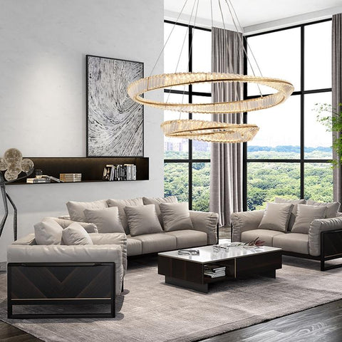 Housegent Cicero Crystal Ring Chandelier