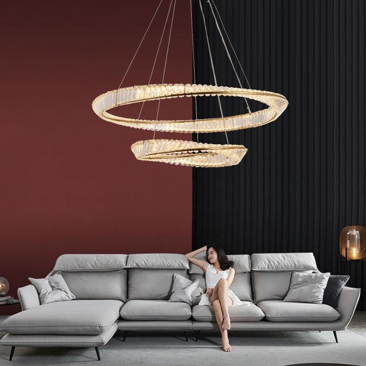 Housegent Cicero Crystal Ring Chandelier