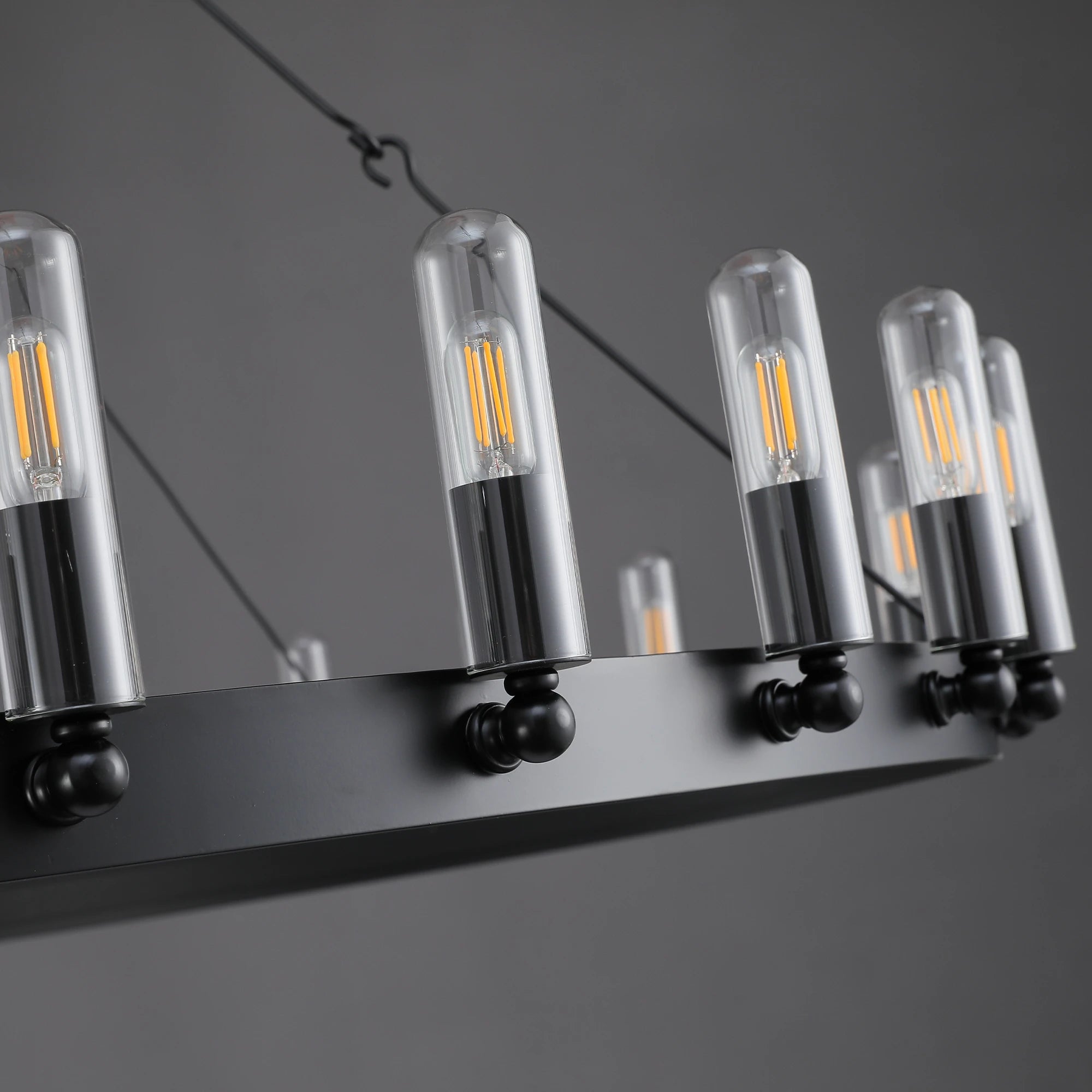 Camilio Vintage Filament Round Chandelier