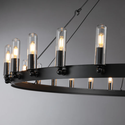 Camilio Vintage Filament Round Chandelier