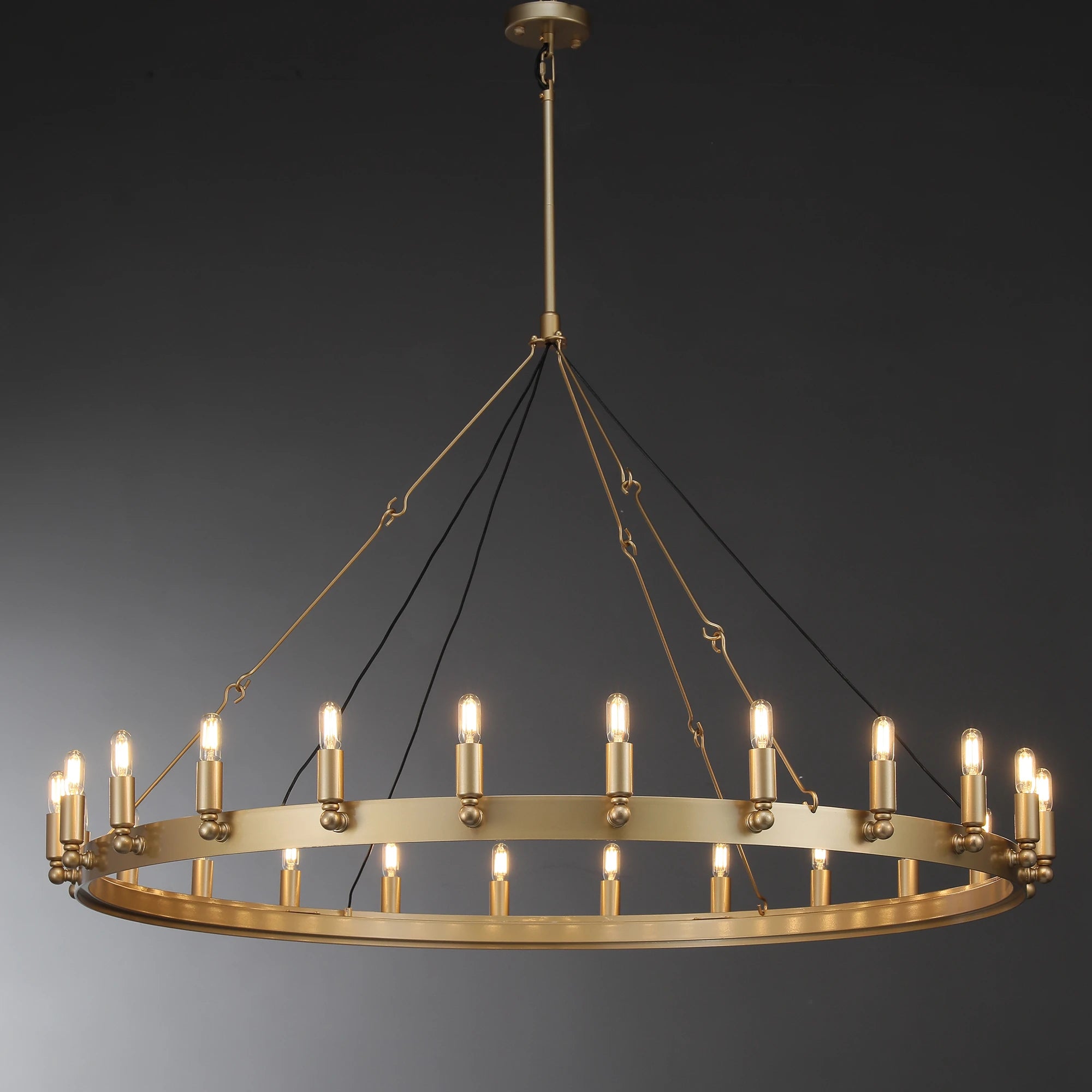 Camilio Vintage Filament Round Chandelier