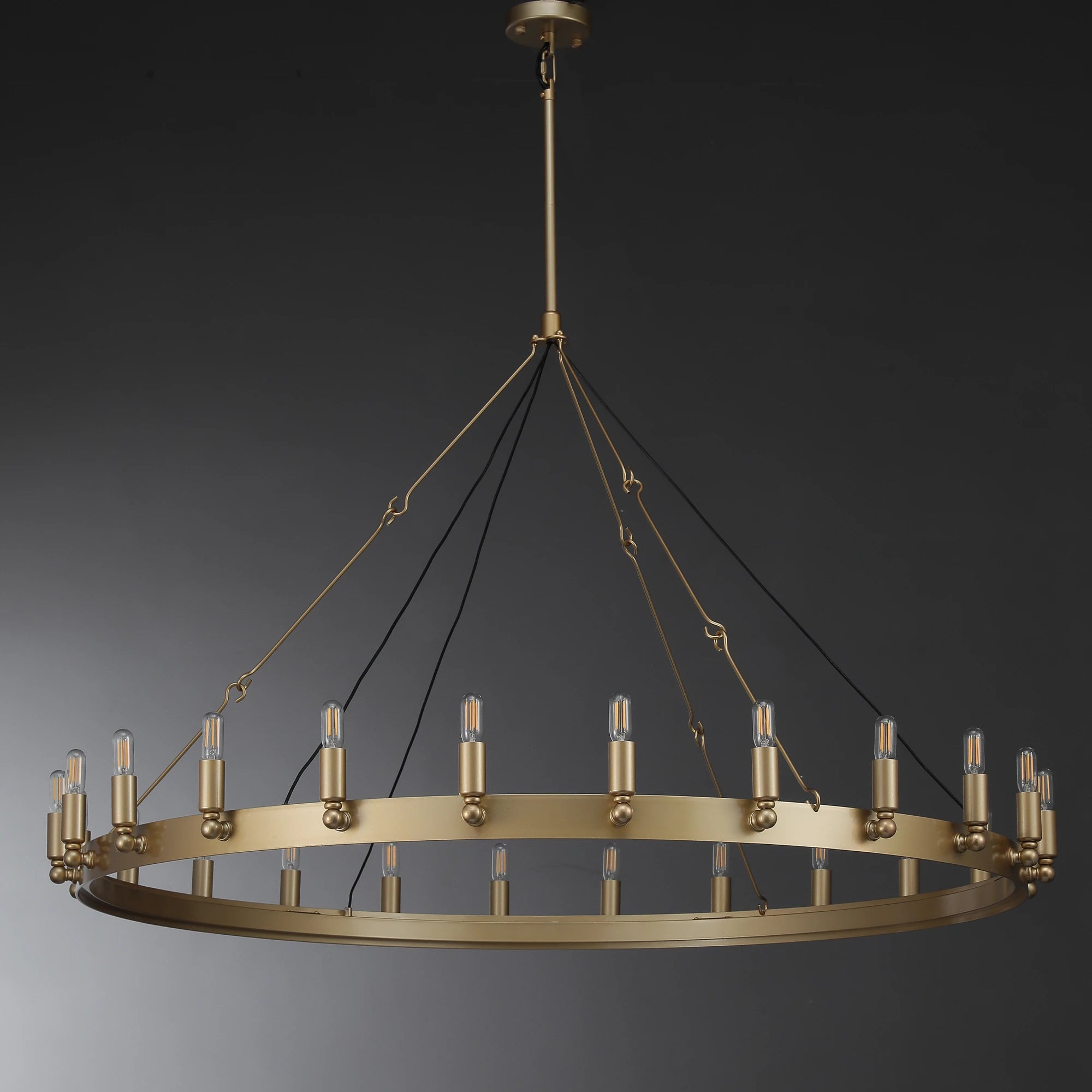 Camilio Vintage Filament Round Chandelier