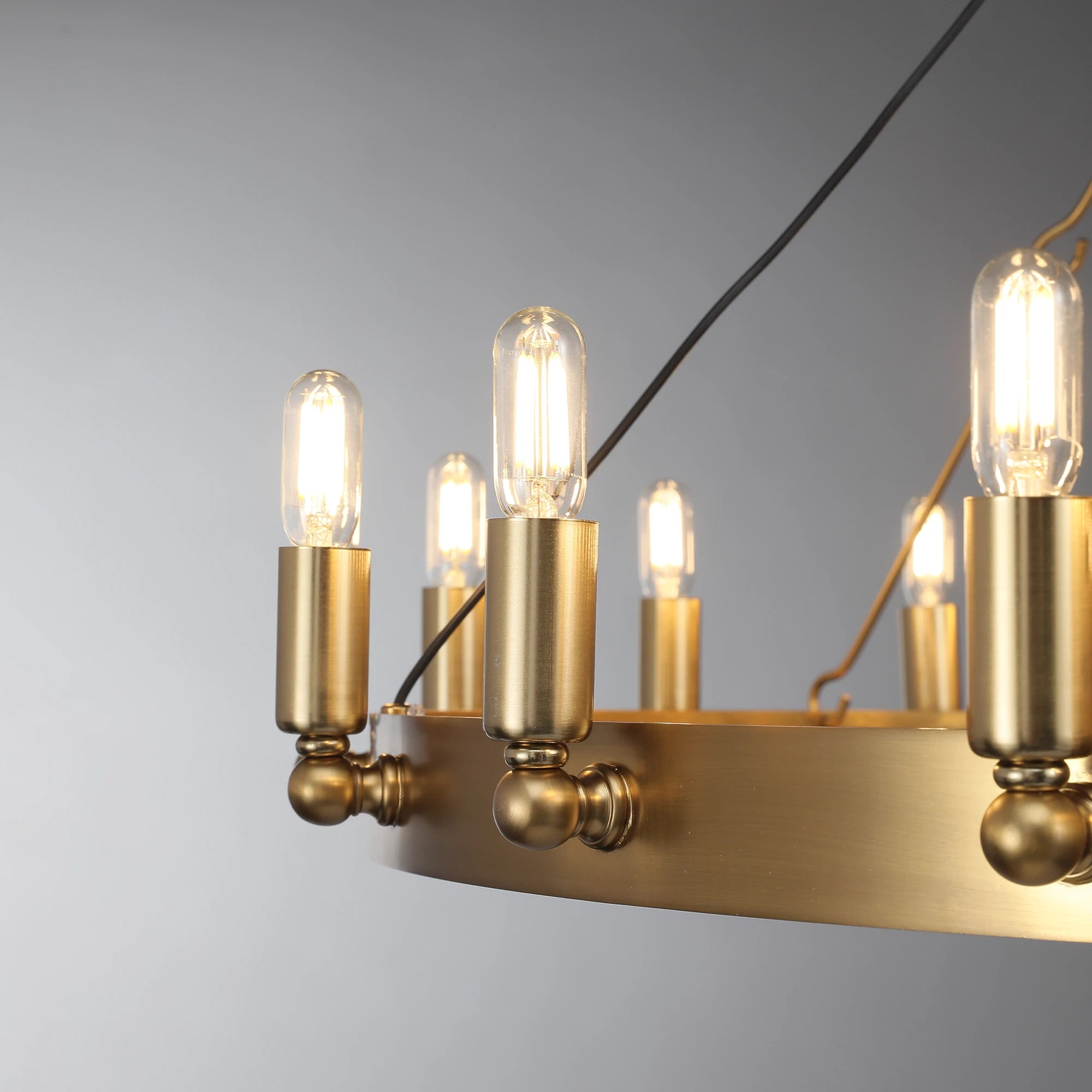 Camilio Vintage Filament Round Chandelier