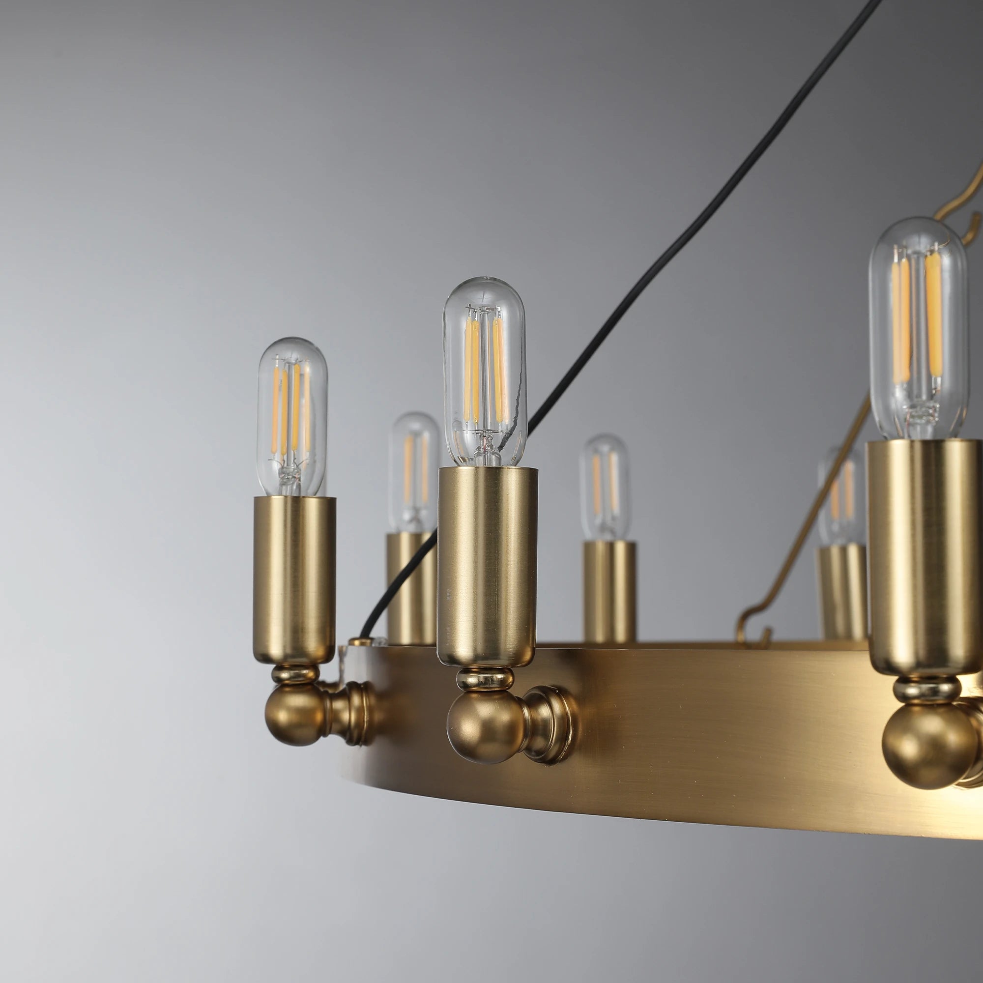 Camilio Vintage Filament Round Chandelier