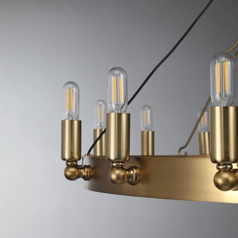 Camilio Vintage Filament Round Chandelier