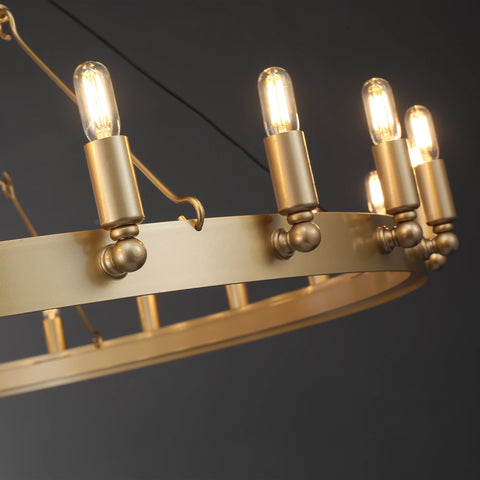 Camilio Vintage Filament Round Chandelier