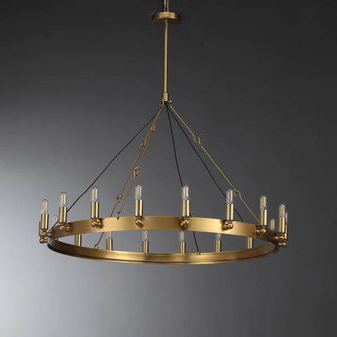 Camilio Vintage Filament Round Chandelier