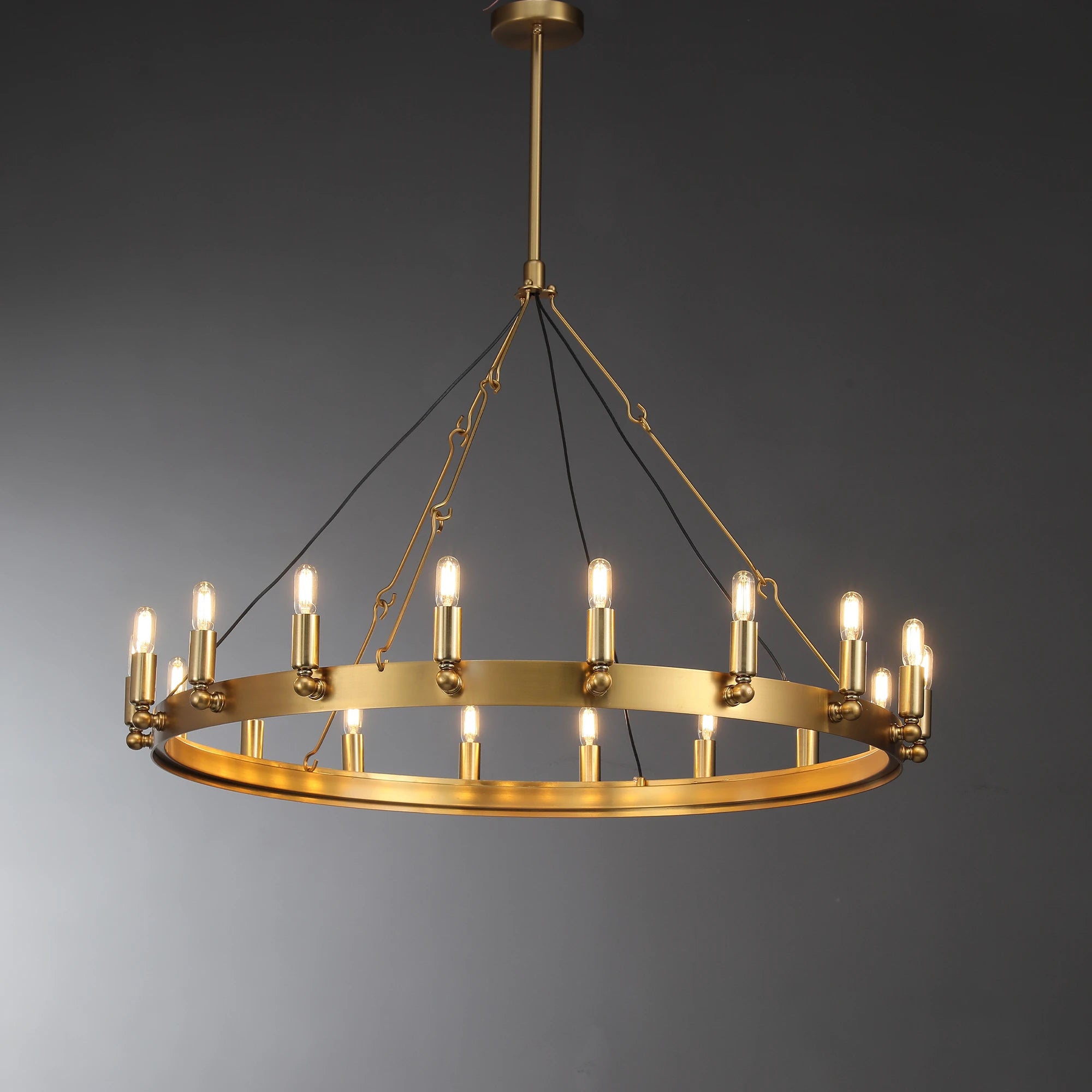 Camilio Vintage Filament Round Chandelier