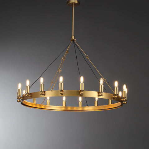 Camilio Vintage Filament Round Chandelier